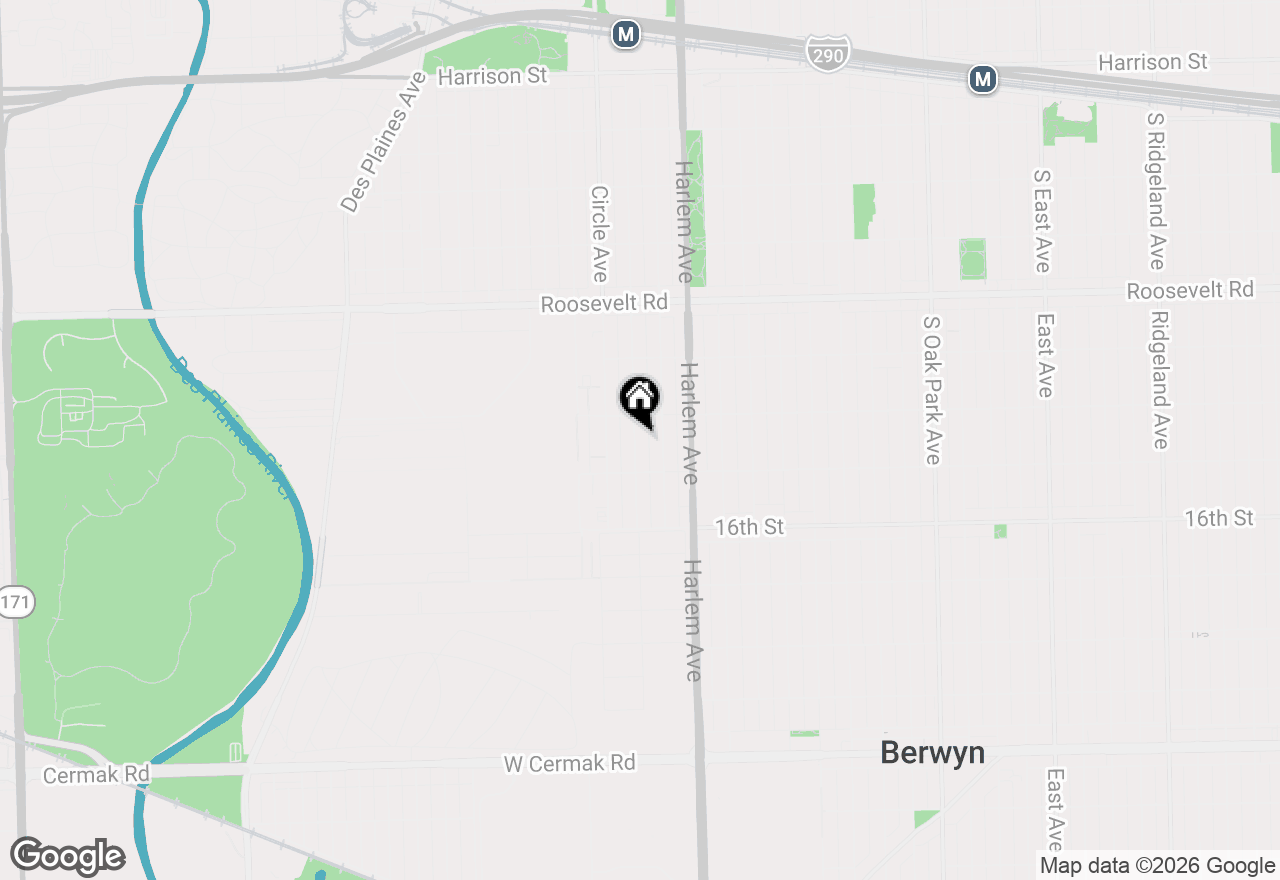 Map of 1420 Marengo Avenue, Forest Park, IL 60130