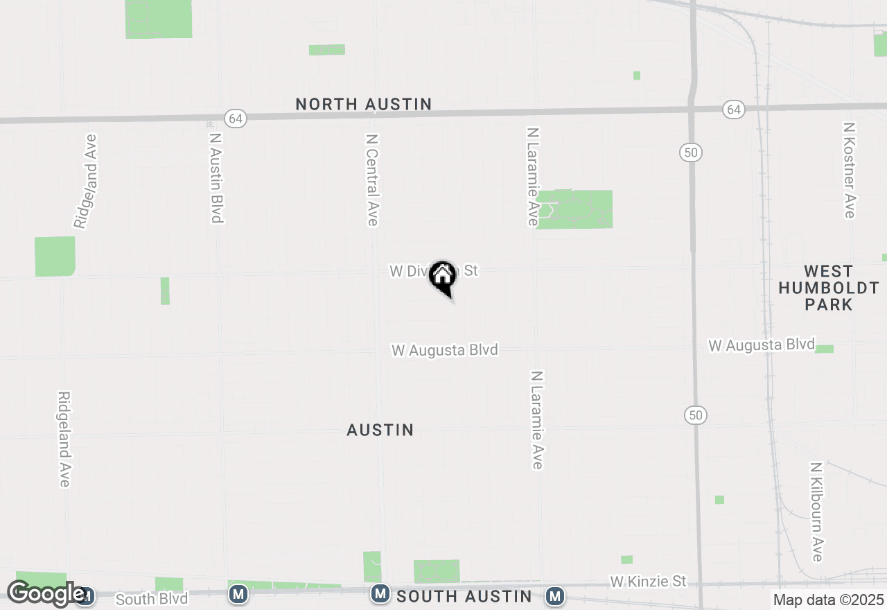 Map of 5412 W Thomas Street, Chicago, IL 60651