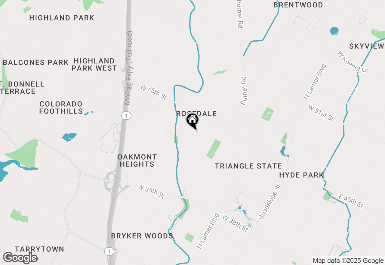 Map of 4304 Shoalwood Ave, Austin, TX 78756