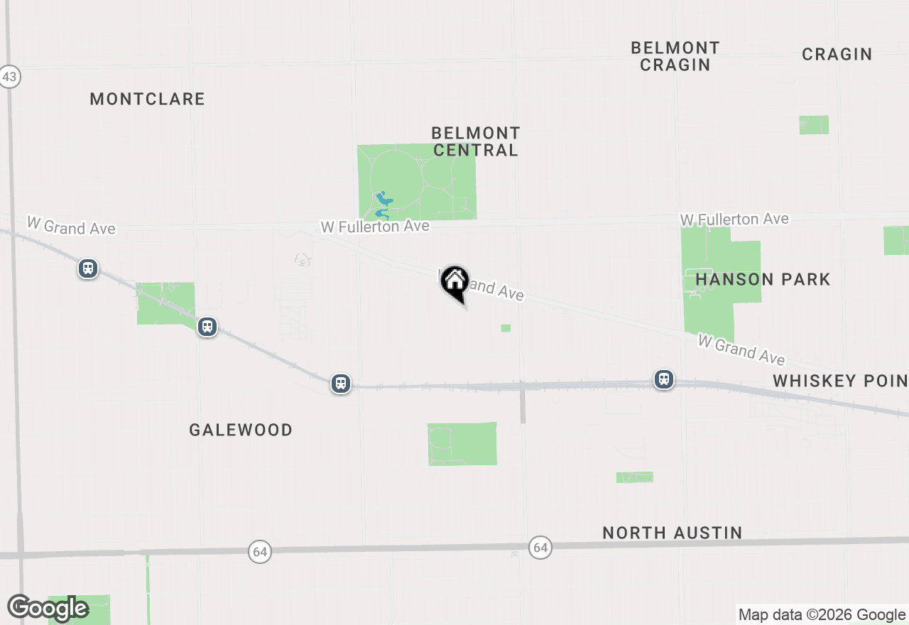 Map of 2166 N Moody Avenue, Chicago, IL 60639
