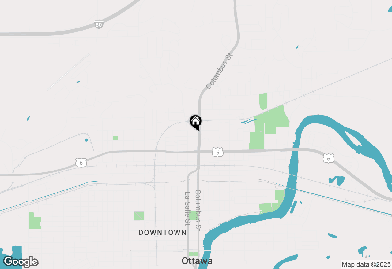 Map of 108 Deleon Street, Ottawa, IL 61350