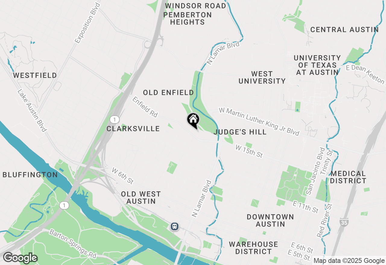 Map of 1208 Enfield Rd #204, Austin, TX 78703