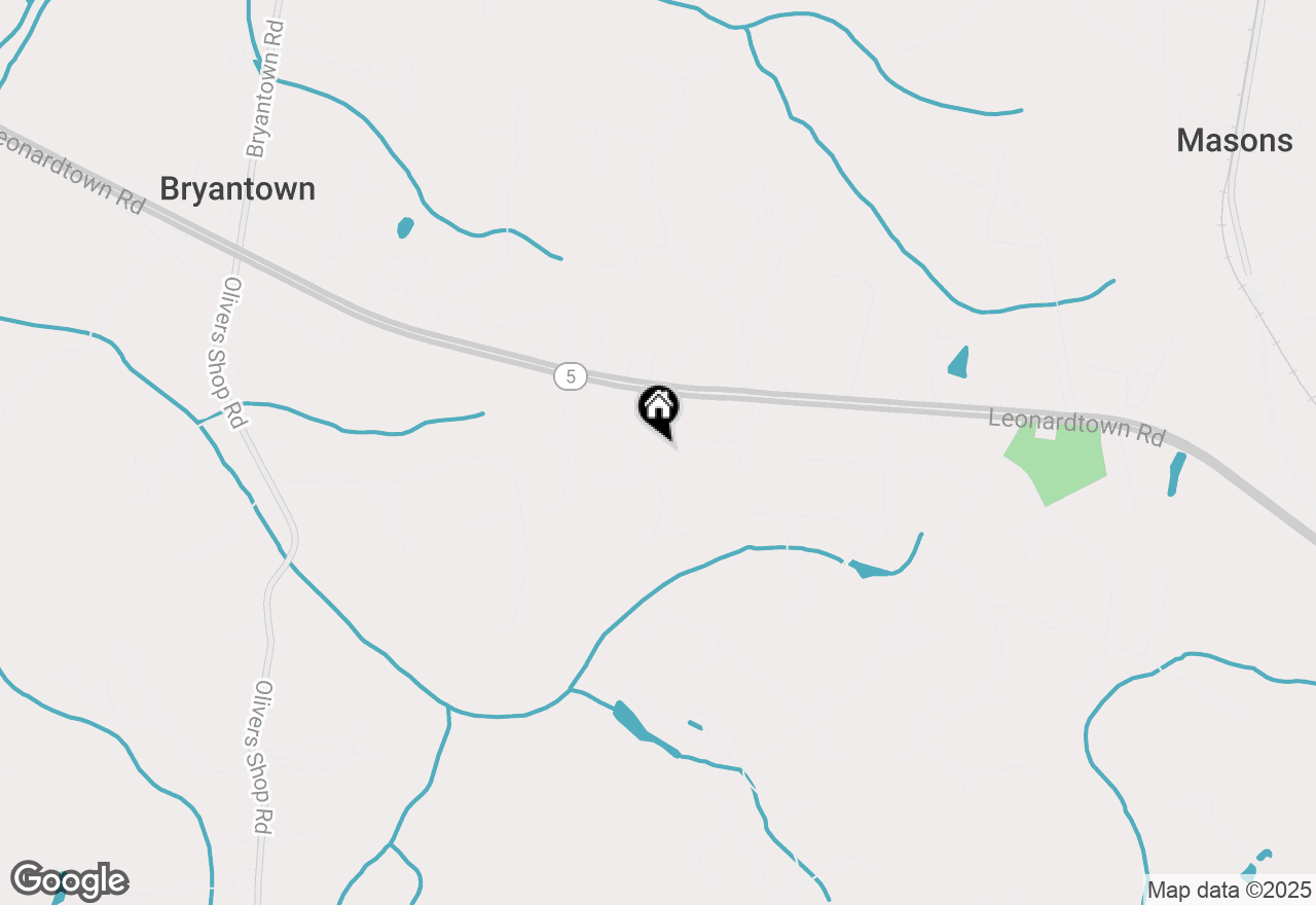 Map of 14295 Flowing Creek Court, Bryantown, MD 20617