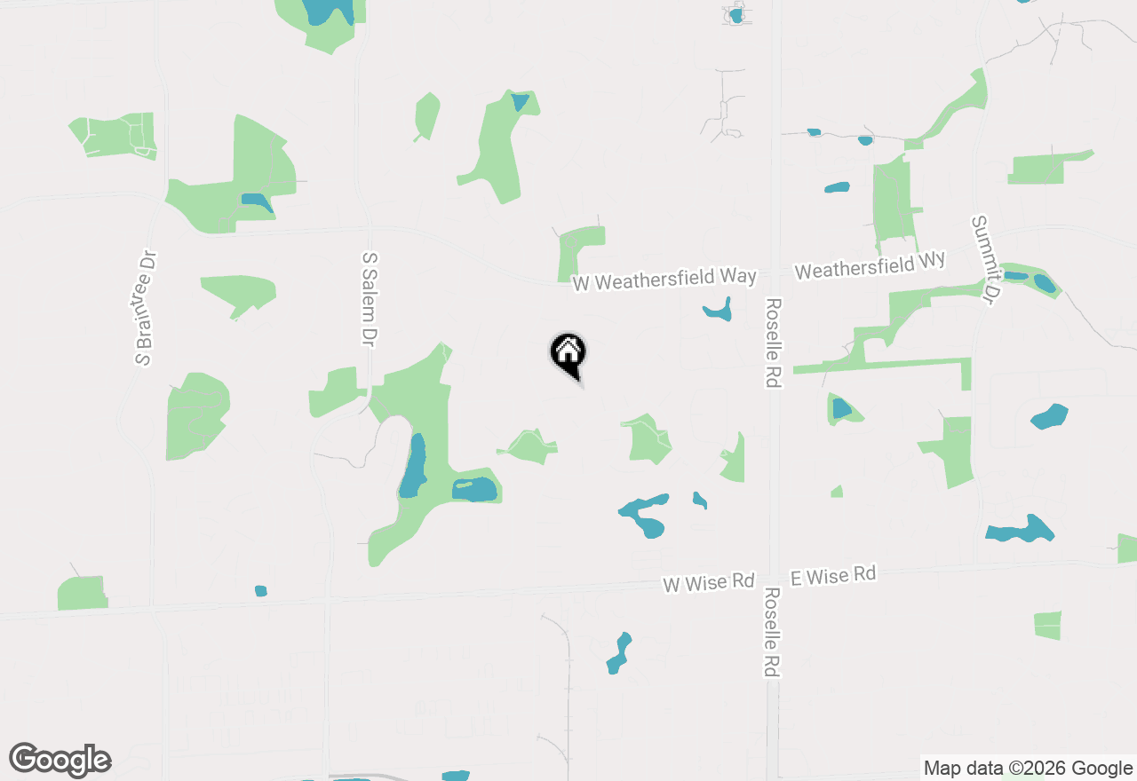 Map of 404 Milford Court, Schaumburg, IL 60193