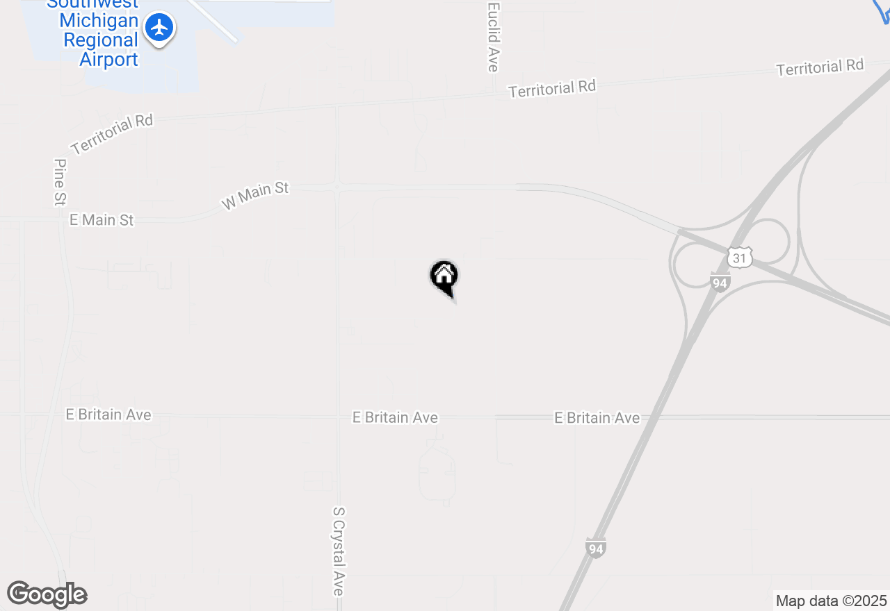 Map of 208 John Mccoy Drive, Benton Harbor, MI 49022