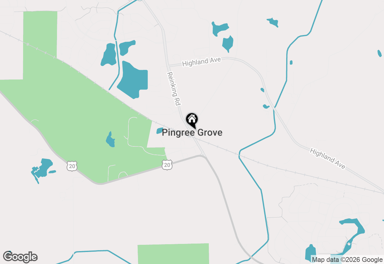 Map of 1731 Dempsey Circle, Pingree Grove, IL 60140