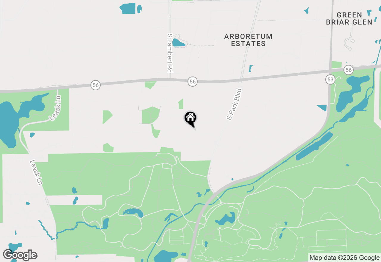 Map of 23W070 Mulberry Lane, Glen Ellyn, IL 60137