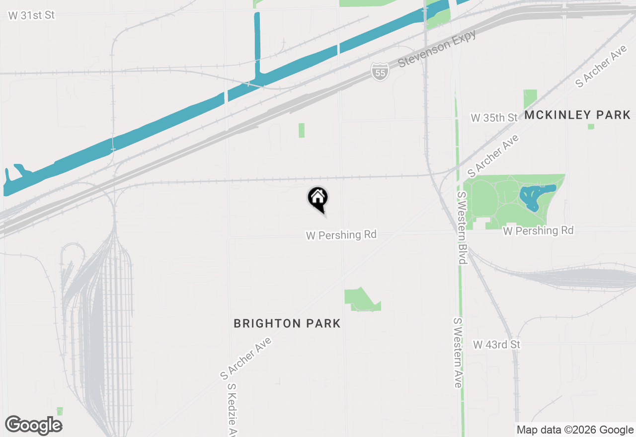 Map of 2854 W 38th Place, Chicago, IL 60632