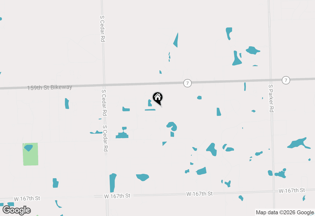Map of 16021 S Messenger Circle, Homer Glen, IL 60491