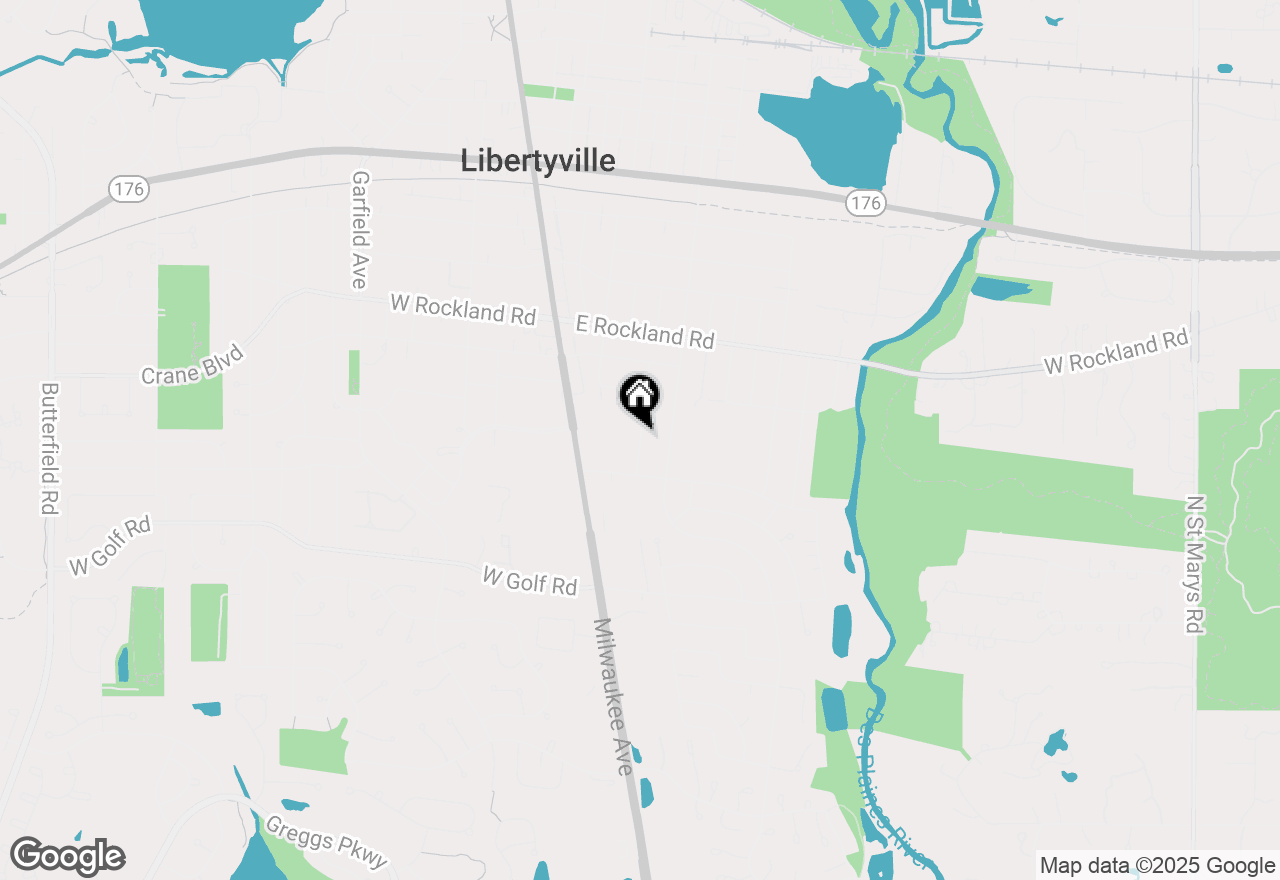 Map of 722 Ardmore Terrace, Libertyville, IL 60048