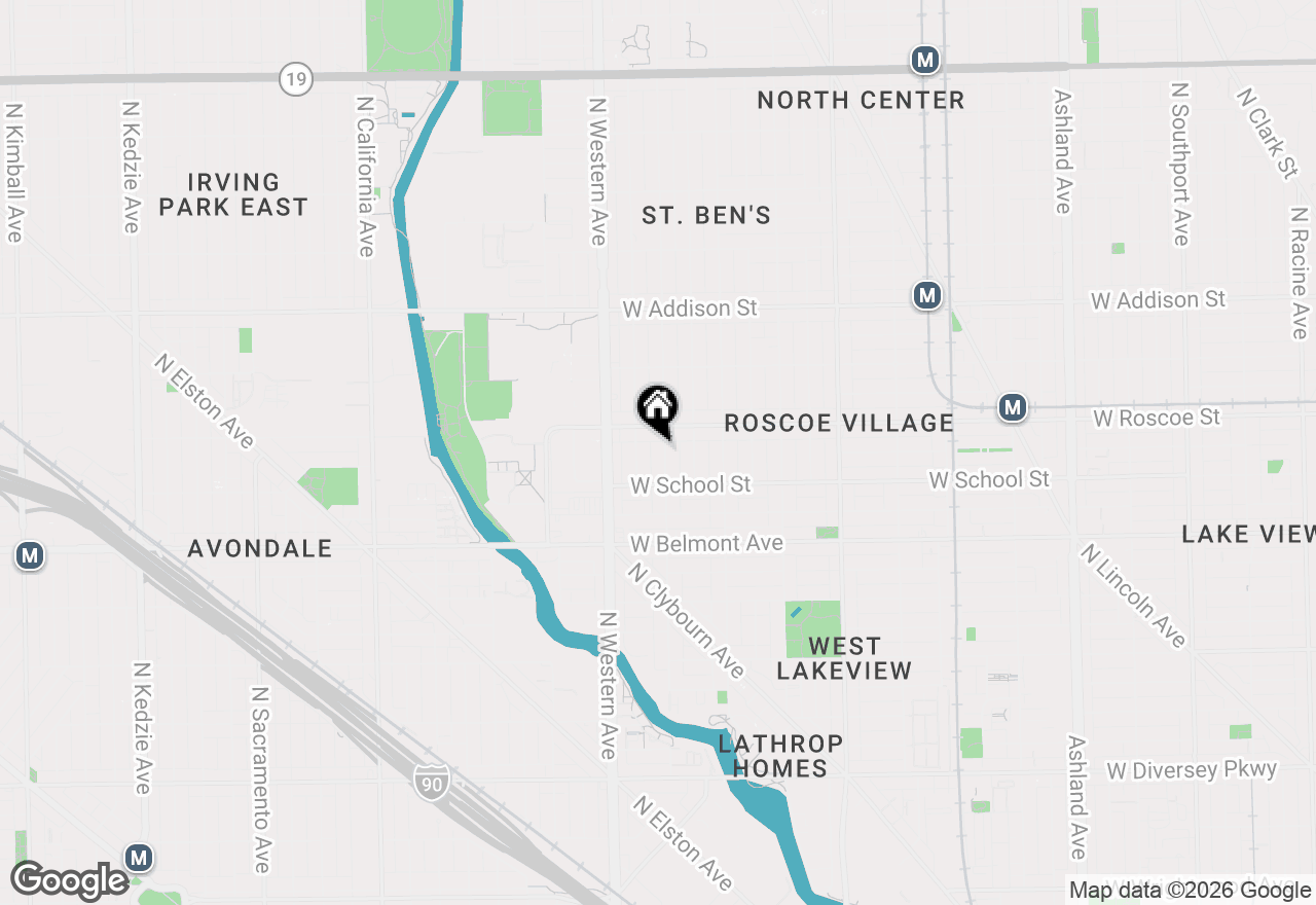 Map of 3334 N Oakley Avenue, Chicago, IL 60618