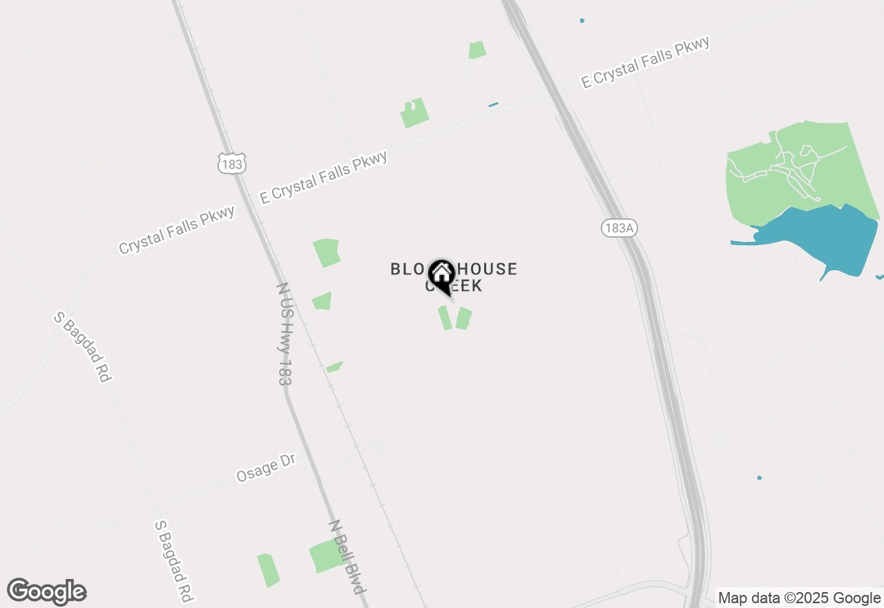 Map of 2116 Fall Creek Dr, Leander, TX 78641