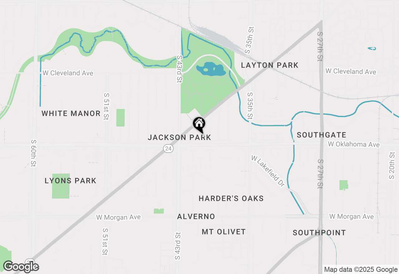 Map of 3056 S 41st St, Milwaukee, WI 53215
