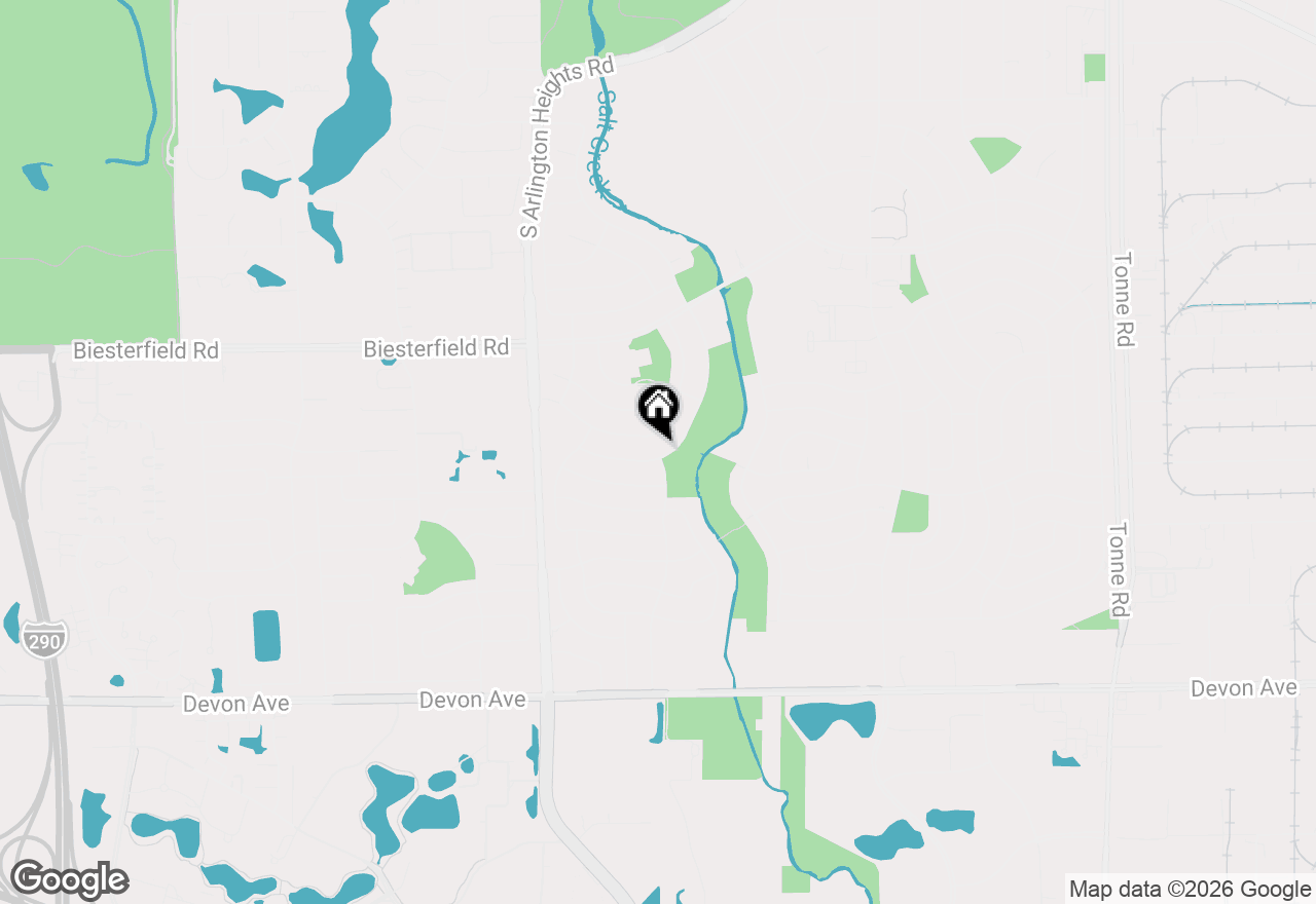 Map of 1072 Brantwood Avenue, Elk Grove Village, IL 60007