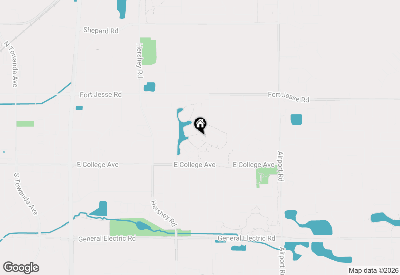 Map of 1 Harbor Pointe Court, Bloomington, IL 61704