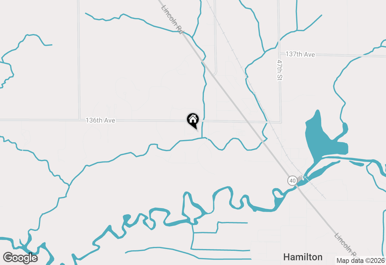Map of 3590 Brook Point Drive, Hamilton, MI 49419