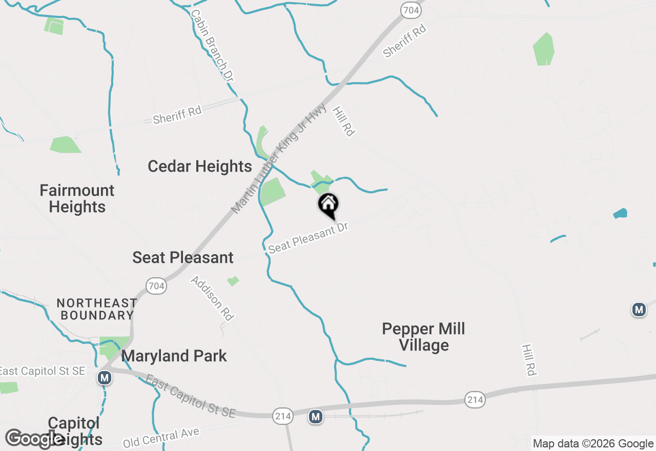 Map of 6516 Seat Pleasant Drive, Capitol Heights, MD 20743