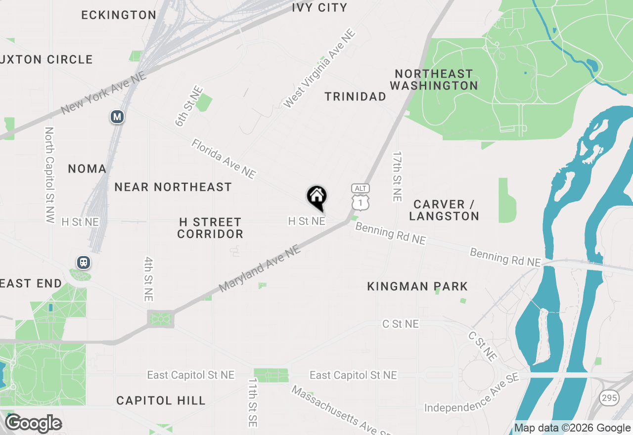 Map of 1370 H Street Ne, Washington, DC 20002
