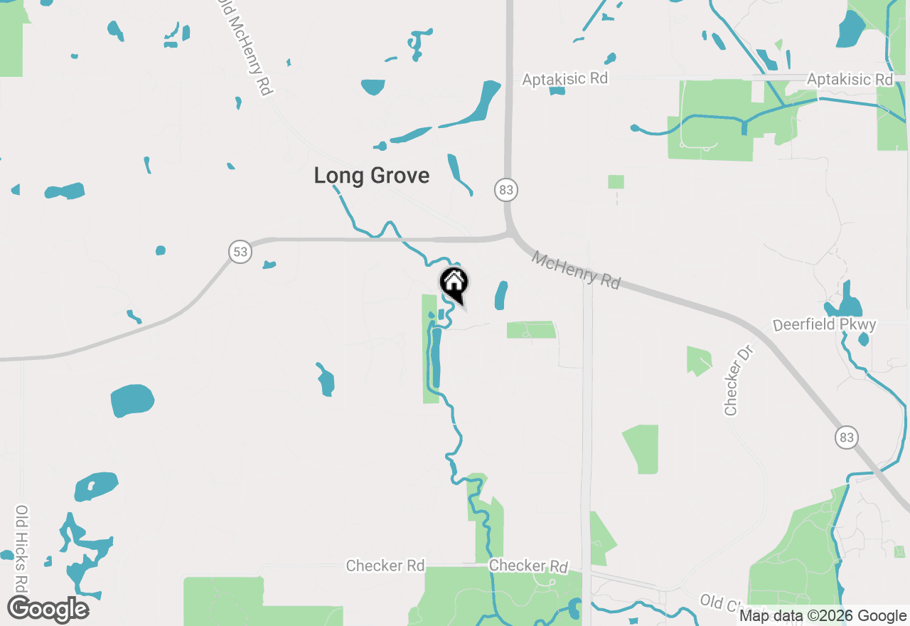 Map of 1542 Anderson Lane, Buffalo Grove, IL 60089