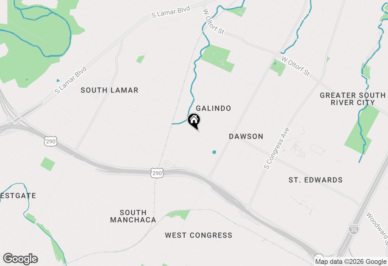 Map of 3606 Marcae Ct #B, Austin, TX 78704