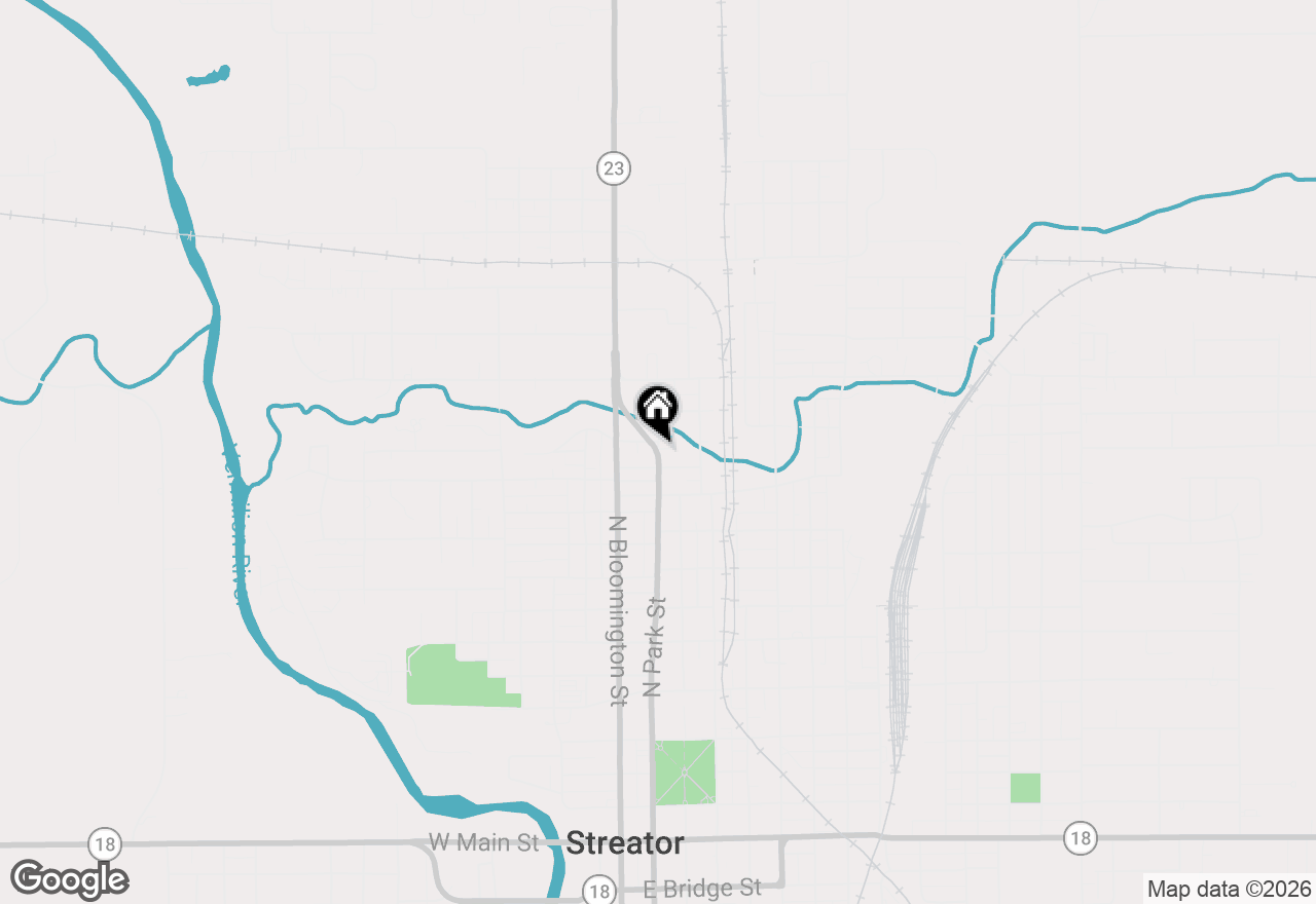Map of 1211 N Park Street, Streator, IL 61364