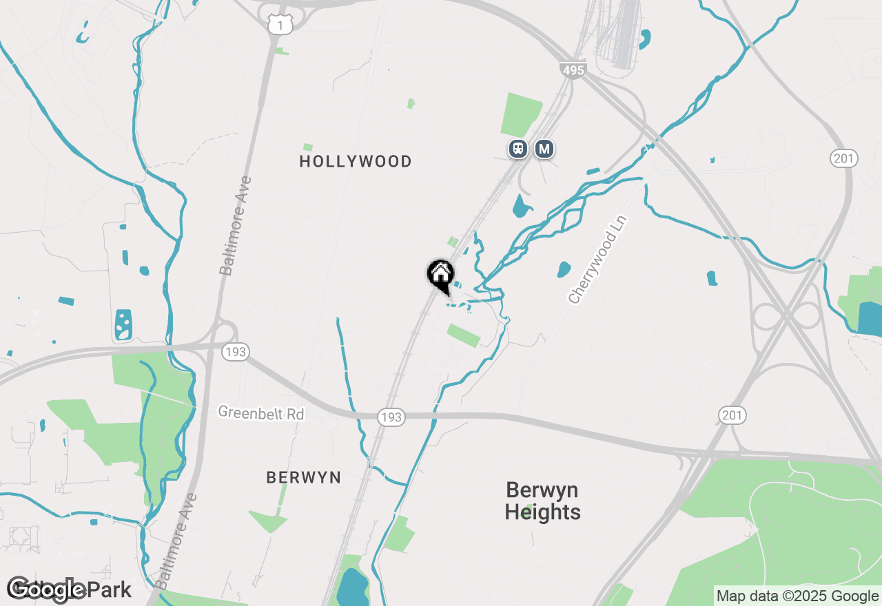 Map of 8262 Miner Street, Greenbelt, MD 20770