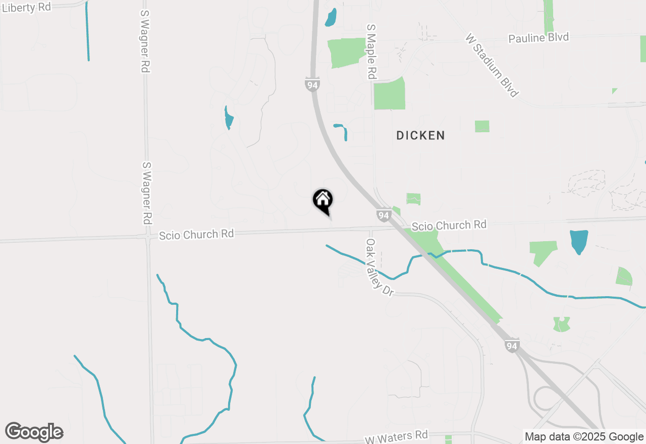 Map of 2720 Scio Church Road, Ann Arbor, MI 48103