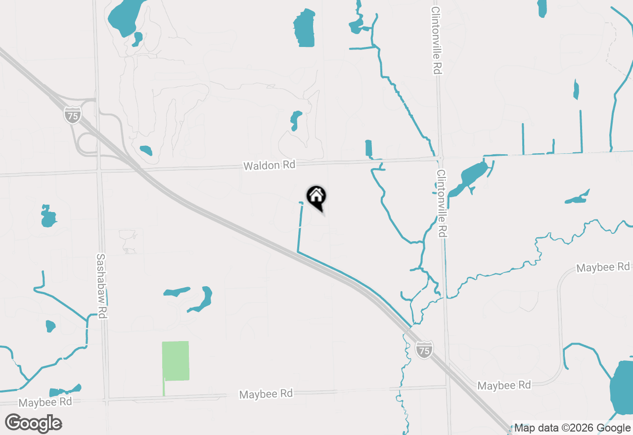 Map of 5162 Glenwood Creek, Clarkston, MI 48348