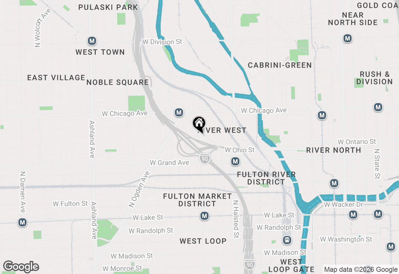 Map of 650 N Morgan Street #202, Chicago, IL 60642
