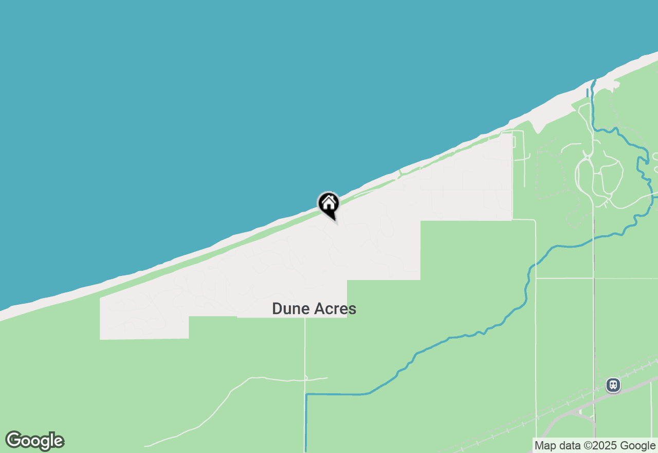 Map of 30 Crest Drive, Dune Acres, IN 46304