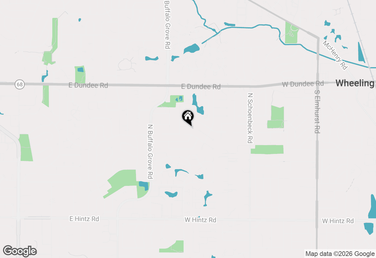 Map of 243 Palmgren Court, Buffalo Grove, IL 60089