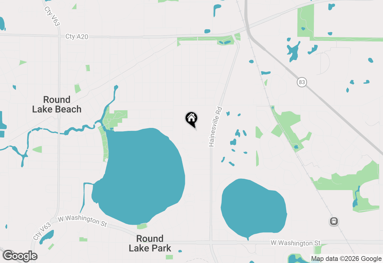 Map of 1114 N Oak Terrace, Round Lake Beach, IL 60073