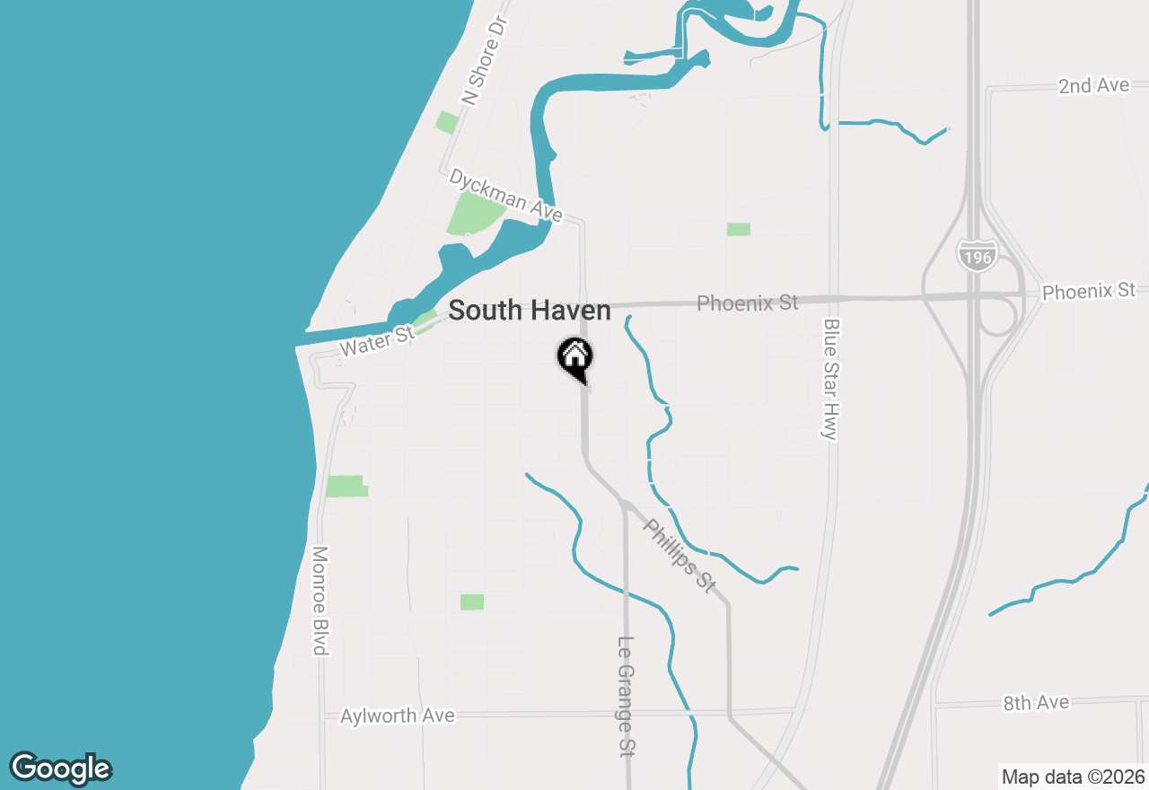 Map of 460 Broadway Street #204, South Haven, MI 49090