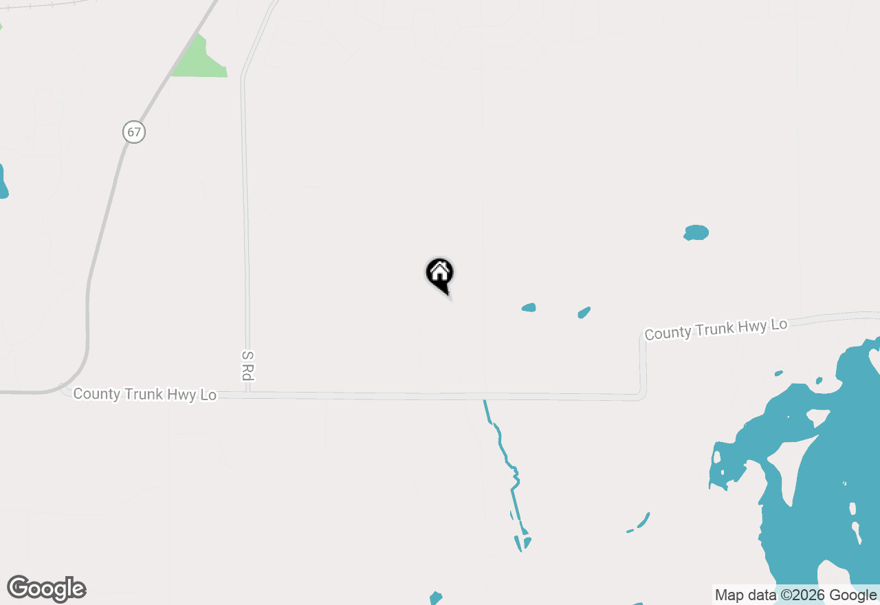Map of W362S10050 Lewin Ln, Eagle, WI 53119