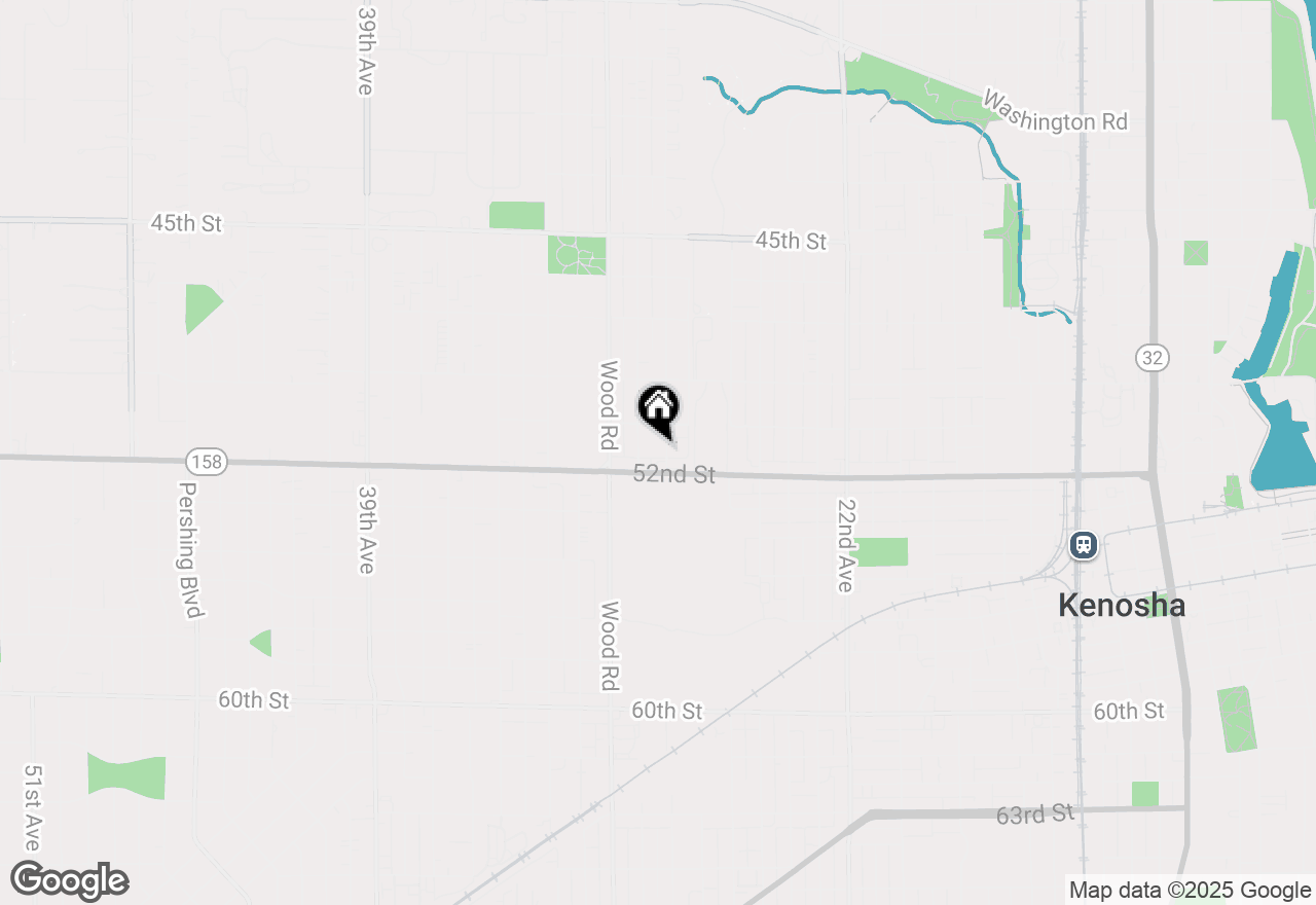 Map of 5126 28th Ave, Kenosha, WI 53140