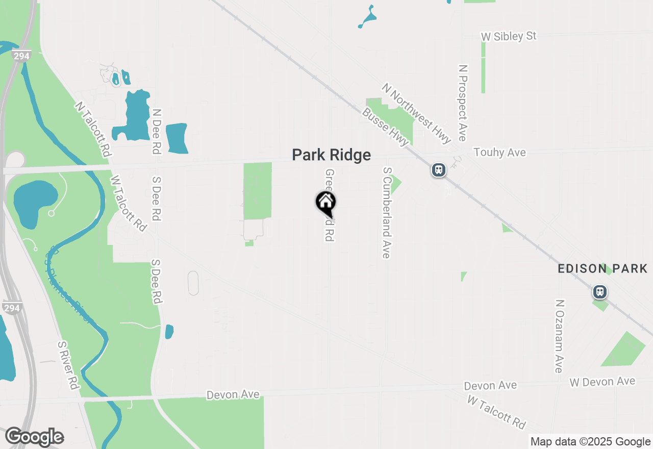 Map of 310 S Greenwood Avenue, Park Ridge, IL 60068