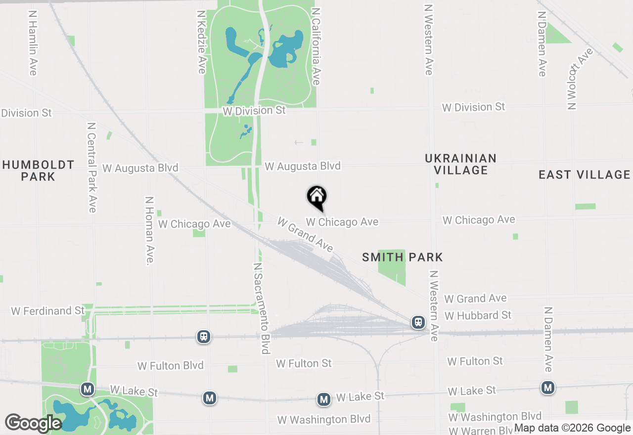 Map of 2800 W Chicago Avenue #3W, Chicago, IL 60622