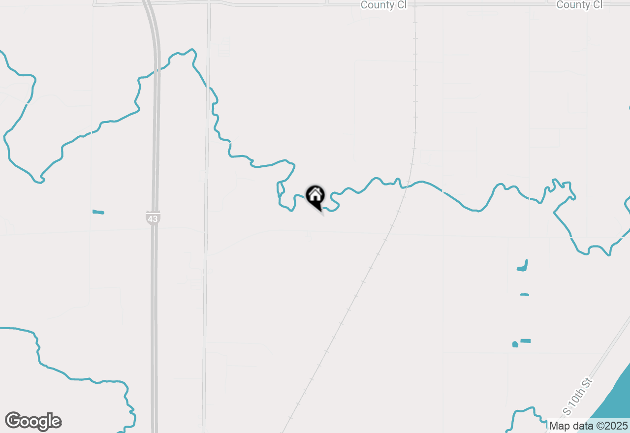 Map of 3518 Silver Creek Rd, Manitowoc, WI 54220