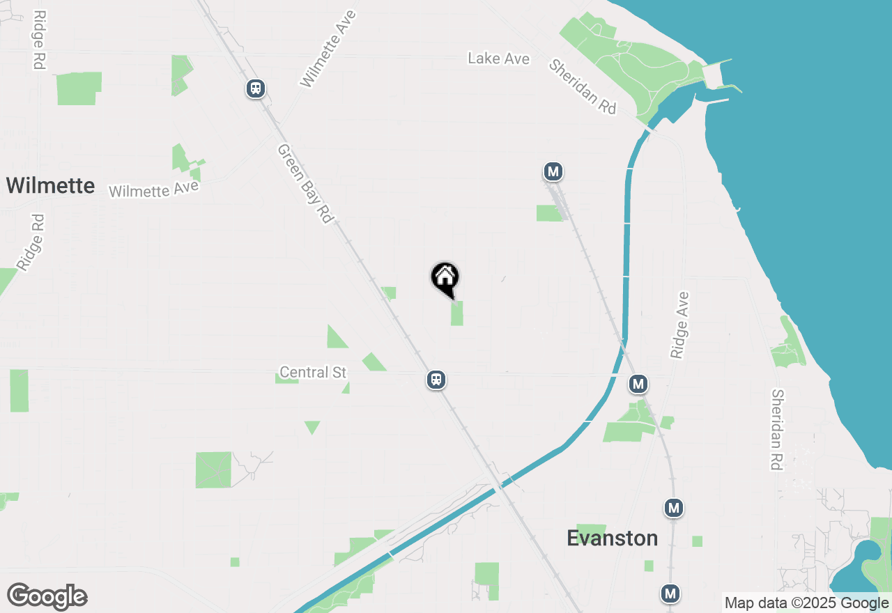 Map of 2725 Broadway Avenue, Evanston, IL 60201