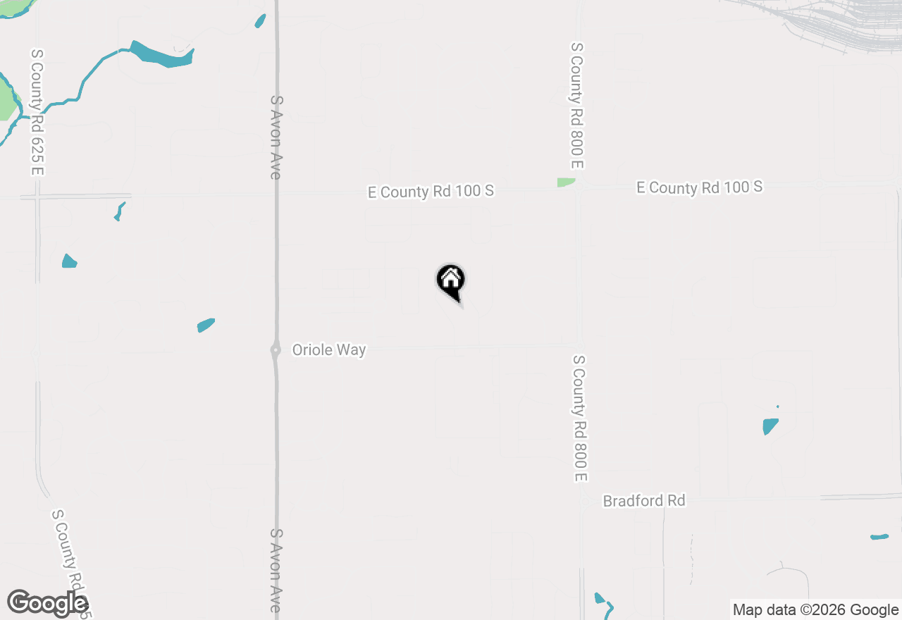 Map of 1405 Maria Lane, Avon, IN 46123