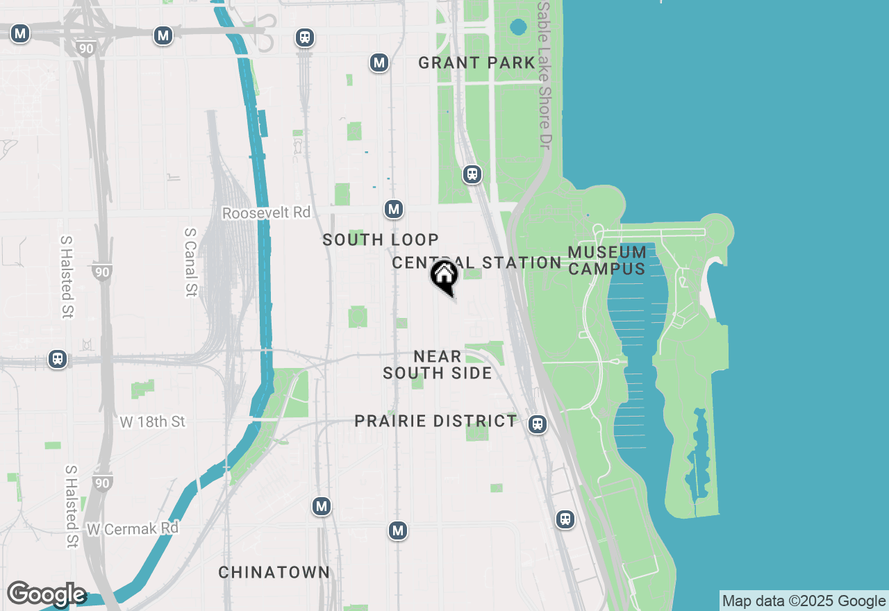 Map of 1439 S Michigan Avenue #107, Chicago, IL 60605