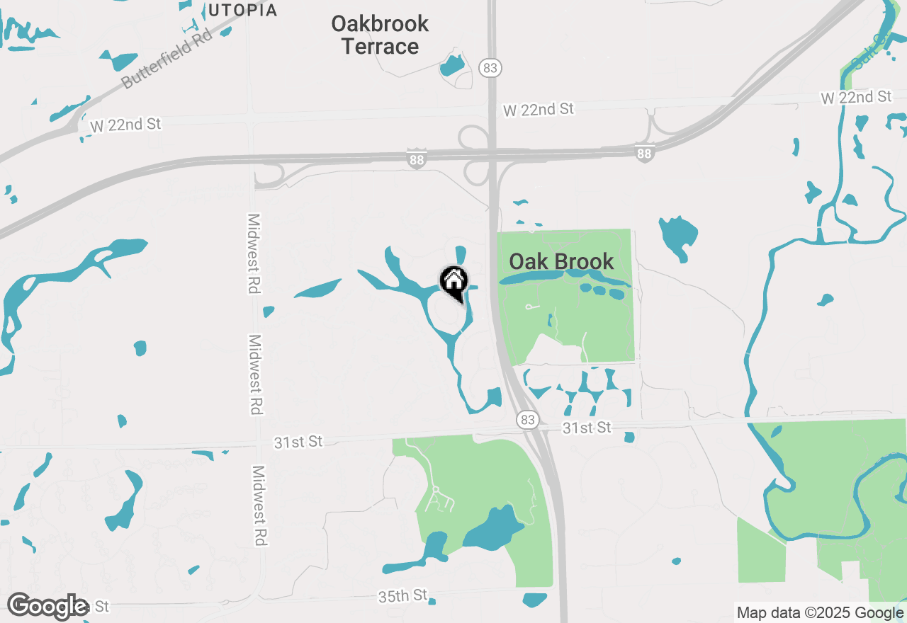 Map of 95 Briarwood Circle, Oak Brook, IL 60523