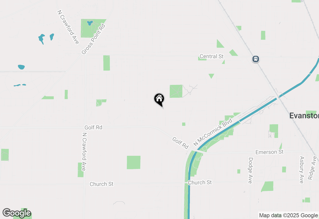 Map of 2206 Forestview Road, Evanston, IL 60201