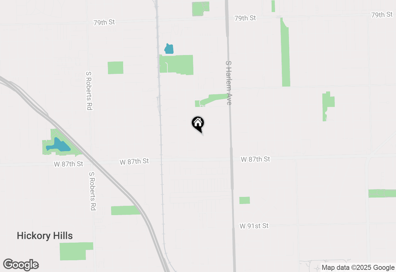 Map of 7345 W 85th Place #3A, Bridgeview, IL 60455