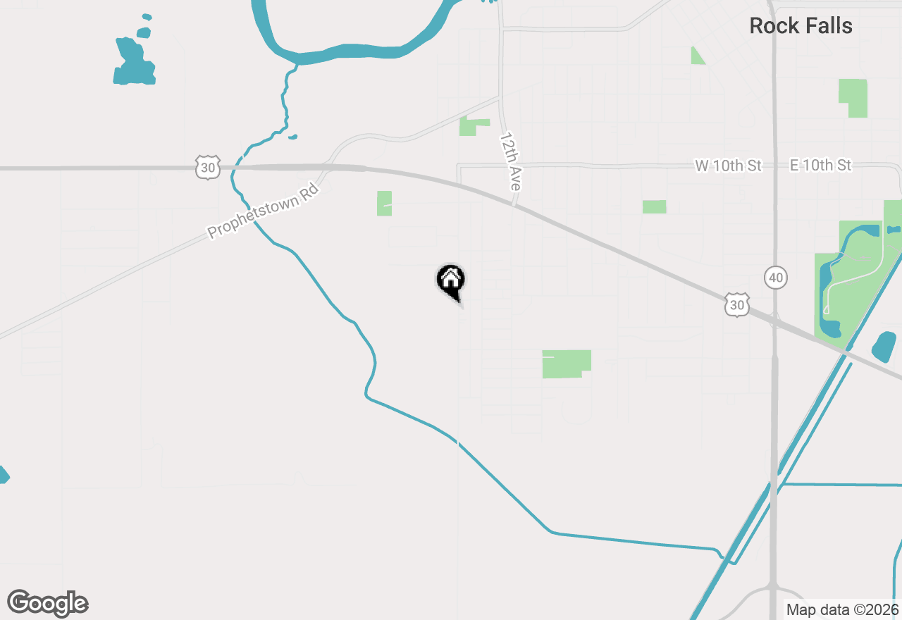 Map of 1706 14th Avenue, Rock Falls, IL 61071