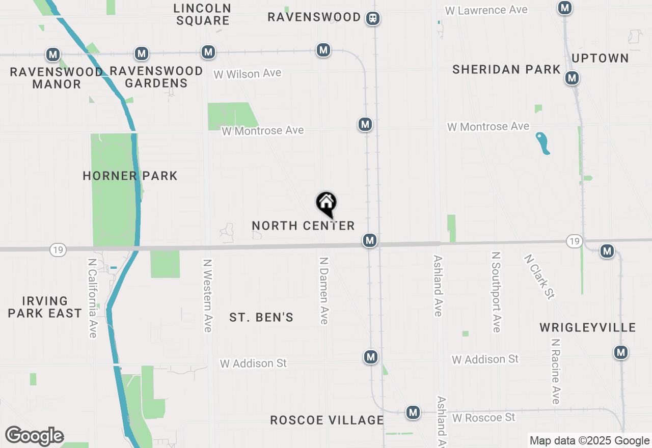 Map of 4043 N Damen Avenue #3, Chicago, IL 60618