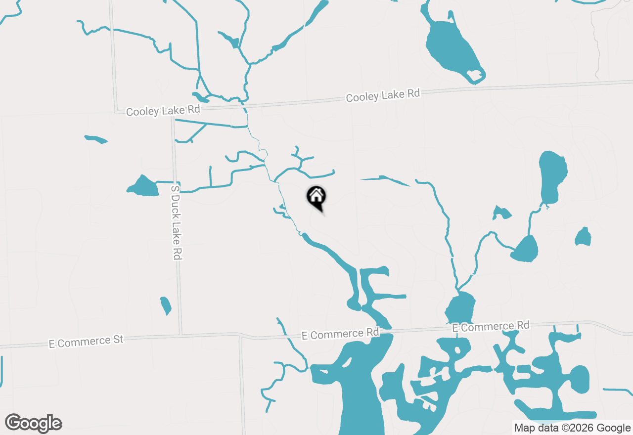 Map of 5720 Deerwood, Commerce Twp, MI 48382
