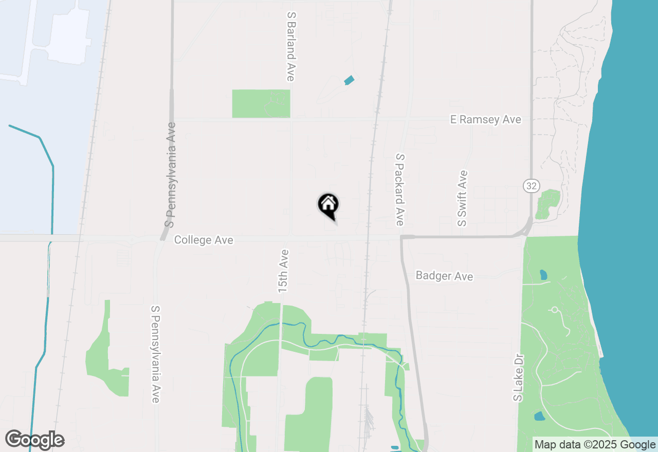 Map of 3330 E College Ave #1, Cudahy, WI 53110