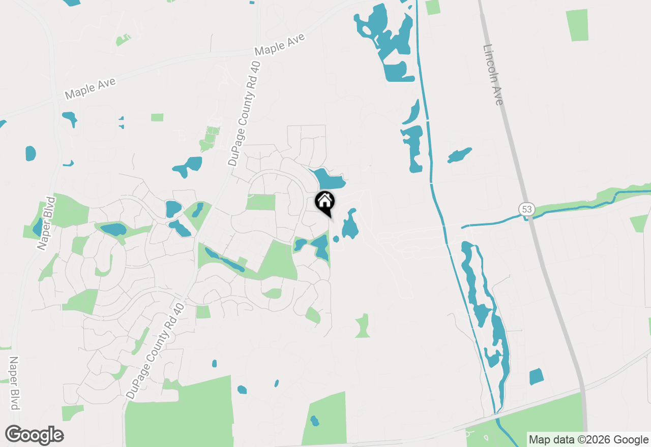 Map of 6225 Sleepy Hollow Lane, Lisle, IL 60532