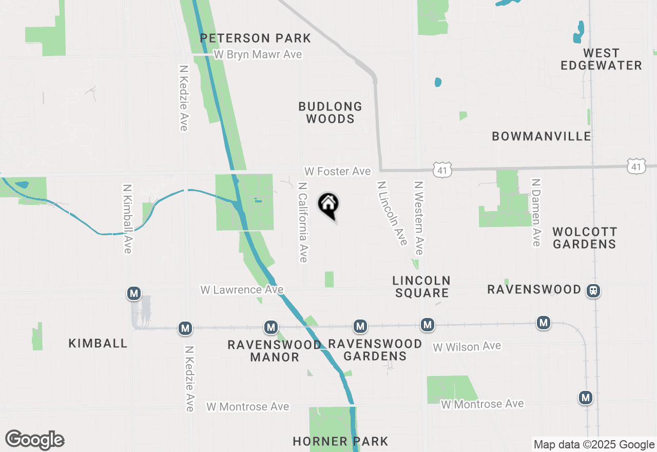 Map of 2704 W Argyle Street, Chicago, IL 60625